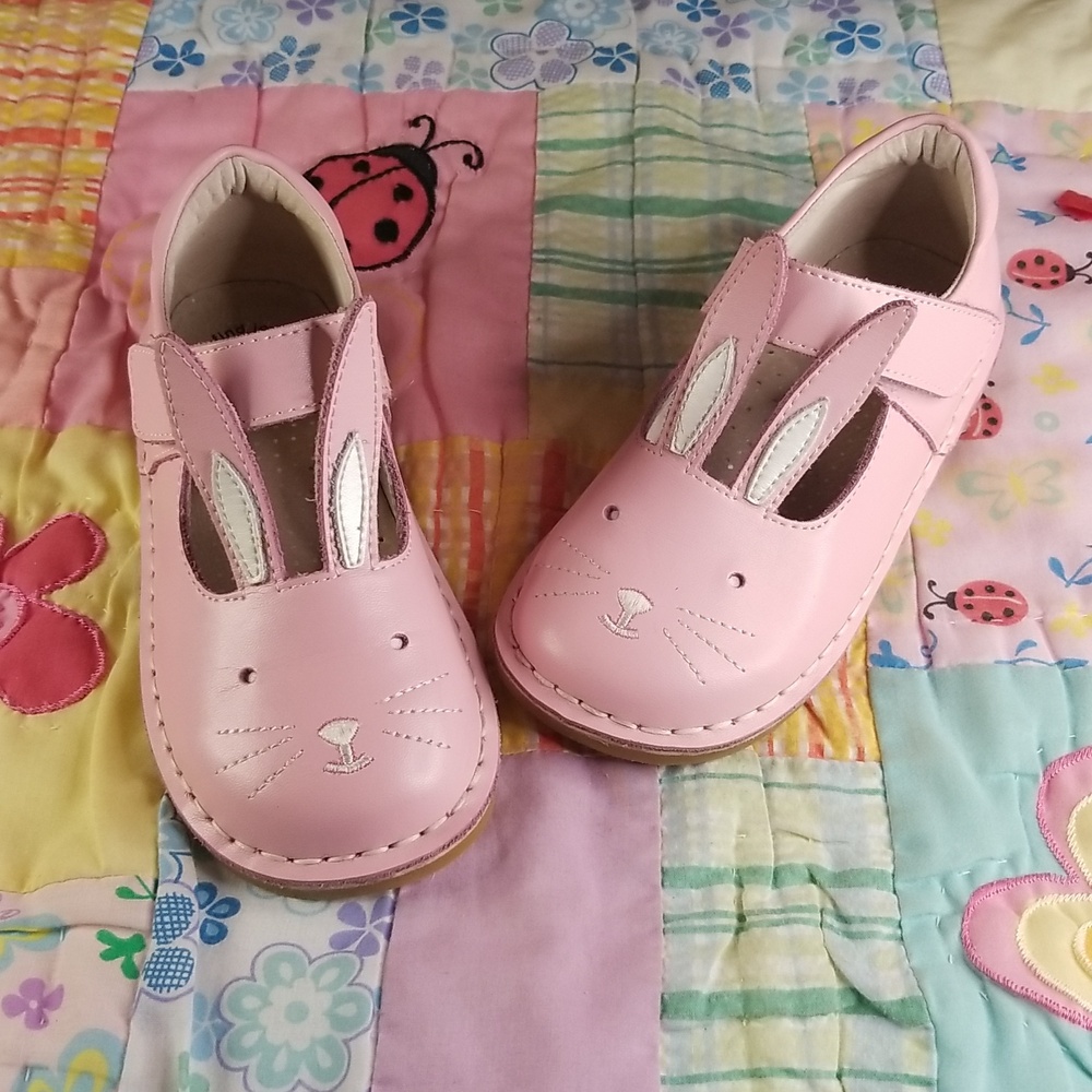 Livie & Luca Pink Leather Bunny Dress Shoes Size 12 Molly - Picture 8 of 8